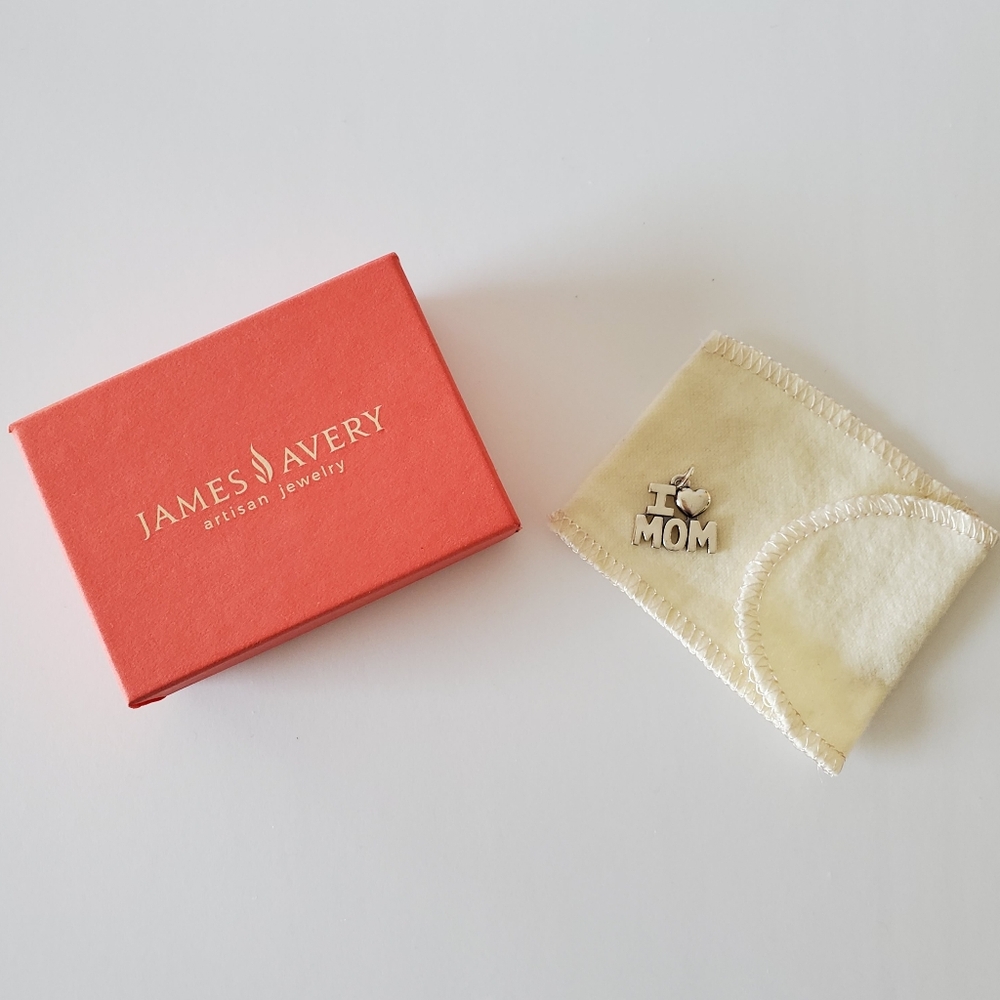 James Avery Silver I Love Mom Charm